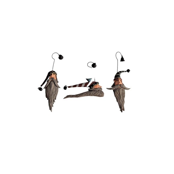 Set of 3 Williraye Studio Collection Santa Tree Ornaments - Picture 1 of 7